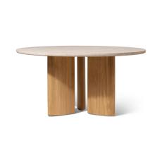 Newport Teak Round Dining Table 60