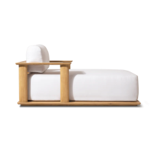 Newport Teak Fixed Chaise