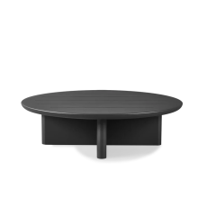 Victoria Aluminum Round Slatted Coffee Table